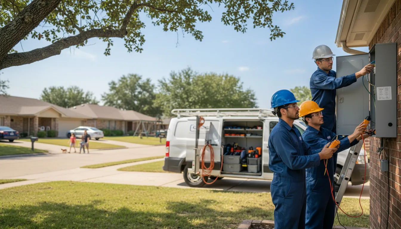 Certified electrician providing emergency electrical services in Fredonia, PA